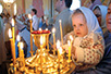 Мала Рускиња на литургији (Фото: Из књиге „Медаљони Русије“ Виолете Рашковић Таловић)